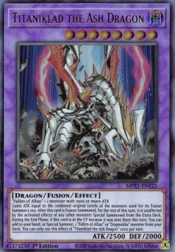 Titaniklad the Ash Dragon - 2021 Tin of Ancient Battles (Ultra Rare) [MP21-125]