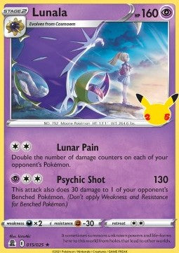 Lunala - Celebrations (Holo Rare) [CEL-015]