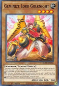 Geminize Lord Golknight - Burst of Destiny (Common) [BODE-032]