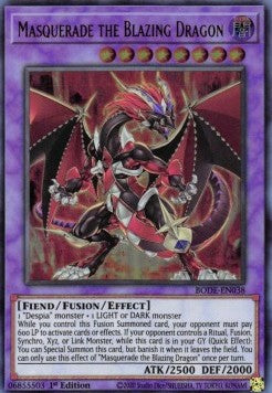 Masquerade the Blazing Dragon - Burst of Destiny (Ultra Rare) [BODE-038]