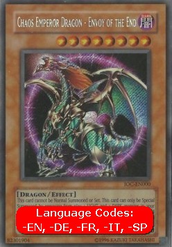 Chaos Emperor Dragon - Envoy of the End (V.2 - Secret Rare) - Invasion of Chaos (Secret Rare) [IOC-EN000]