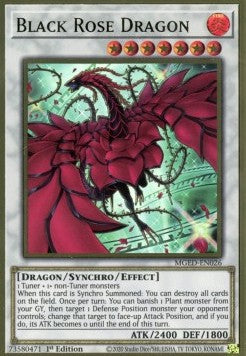 Black Rose Dragon (V.2 - Premium Gold Rare) - Maximum Gold: El Dorado (Premium Gold Rare) [MGED-026]