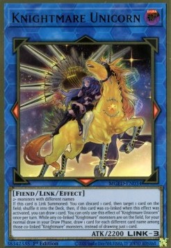 Knightmare Unicorn (V.2 - Premium Gold Rare) - Maximum Gold: El Dorado (Premium Gold Rare) [MGED-034]