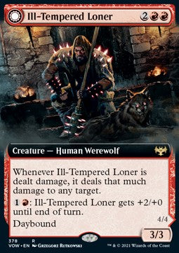 Ill-Tempered Loner // Howlpack Avenger - Innistrad: Crimson Vow: Extras (Rare) [XVOW-378]