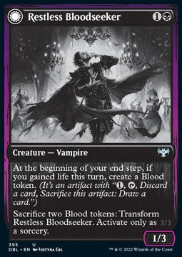 Restless Bloodseeker // Bloodsoaked Reveler - Innistrad: Double Feature (Uncommon) [DBL-395]