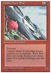 Goblin Rock Sled - Fourth Edition (Common)