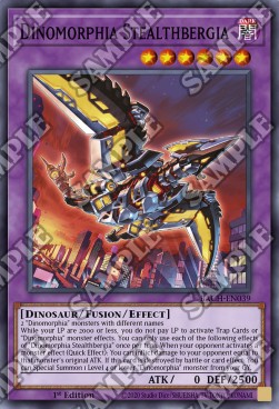 Dinomorphia Stealthbergia - Battle of Chaos (Super Rare) [BACH-039]