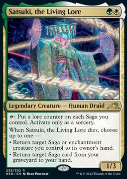 Satsuki, the Living Lore - Kamigawa: Neon Dynasty (Rare) [NEO-235]