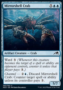 Mirrorshell Crab - Kamigawa: Neon Dynasty (Common) [NEO-63]