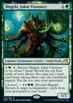 Shigeki, Jukai Visionary - Kamigawa: Neon Dynasty (Rare) [NEO-206]