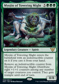 Myojin of Towering Might (V.1) - Commander: Kamigawa: Neon Dynasty (Rare) [NEC-38]