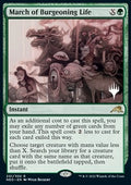 March of Burgeoning Life (V.2) - Kamigawa: Neon Dynasty: Promos (Rare) [PNEO-201]