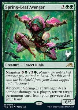 Spring-Leaf Avenger (V.2) - Kamigawa: Neon Dynasty: Promos (Rare) [PNEO-208]