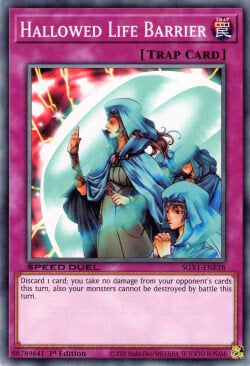 Hallowed Life Barrier - Speed Duel GX: Duel Academy Box (Common) [SGX1-E18]
