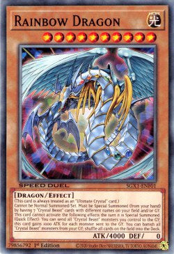 Rainbow Dragon (V.1 - Common) - Speed Duel GX: Duel Academy Box (Common) [SGX1-F01]