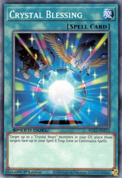 Crystal Blessing - Speed Duel GX: Duel Academy Box (Common) [SGX1-F12]