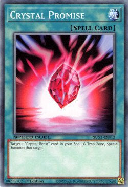 Crystal Promise - Speed Duel GX: Duel Academy Box (Common) [SGX1-F13]