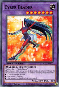 Cyber Blader (V.1 - Common) - Speed Duel GX: Duel Academy Box (Common) [SGX1-E21]