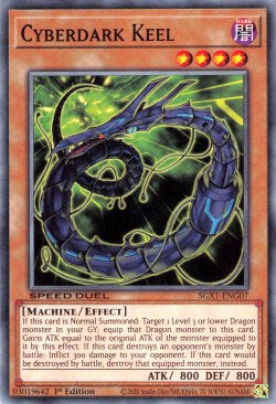 Cyberdark Keel - Speed Duel GX: Duel Academy Box (Common) [SGX1-G07]