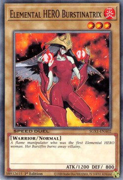 Elemental HERO Burstinatrix - Speed Duel GX: Duel Academy Box (Common) [SGX1-A02]