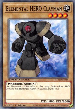 Elemental HERO Clayman - Speed Duel GX: Duel Academy Box (Common) [SGX1-A03]