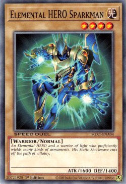 Elemental HERO Sparkman - Speed Duel GX: Duel Academy Box (Common) [SGX1-A04]