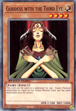 Goddess with the Third Eye - Speed Duel GX: Duel Academy Box (Common) [SGX1-A05]