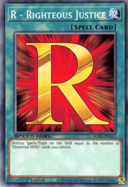 R - Righteous Justice - Speed Duel GX: Duel Academy Box (Common) [SGX1-A17]