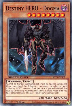 Destiny HERO - Dogma - Speed Duel GX: Duel Academy Box (Common) [SGX1-B07]