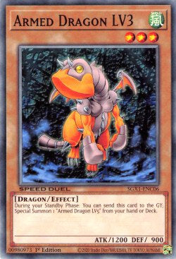 Armed Dragon LV3 - Speed Duel GX: Duel Academy Box (Common) [SGX1-C06]