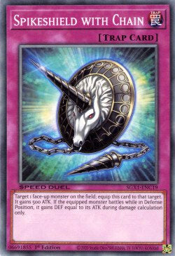 Spikeshield with Chain - Speed Duel GX: Duel Academy Box (Common) [SGX1-C19]