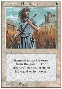 Swords to Plowshares - Fourth Edition (Uncommon)