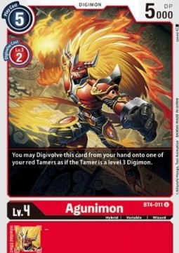 Agunimon (BT4-011) (V.1) - Great Legend (Uncommon) [BT-04-BT4-011]