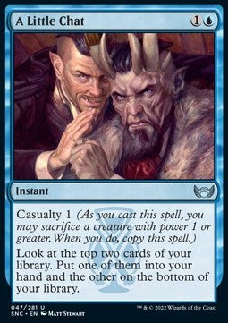 A Little Chat - Streets of New Capenna (Uncommon) [SNC-47]