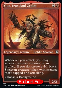 Gut, True Soul Zealot (V.1) - Commander Legends: Battle for Baldur's Gate: Extras (Uncommon) [XCLB-506]