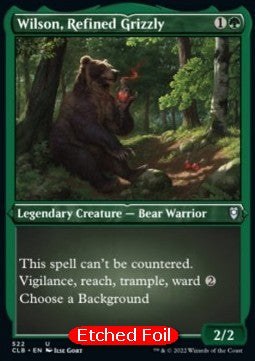 Wilson, Refined Grizzly (V.1) - Commander Legends: Battle for Baldur's Gate: Extras (Uncommon) [XCLB-522]