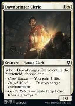 Dawnbringer Cleric - Commander Legends: Battle for Baldur's Gate (Common) [CLB-15]
