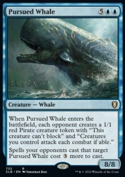 Pursued Whale - Commander Legends: Battle for Baldur's Gate: Extras (Rare) [XCLB-732]