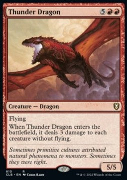 Thunder Dragon - Commander Legends: Battle for Baldur's Gate: Extras (Rare) [XCLB-810]