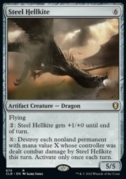 Steel Hellkite - Commander Legends: Battle for Baldur's Gate: Extras (Rare) [XCLB-874]