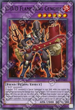 D/D/D Flame King Genghis - OTS Tournament Pack 19 (Super Rare) [OP19-009]