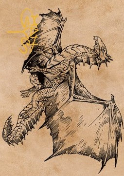 Art Series: Ancient Bronze Dragon (V.4) - Commander Legends: Battle for Baldur's Gate: Extras (Tip Card) [XCLB-A58]