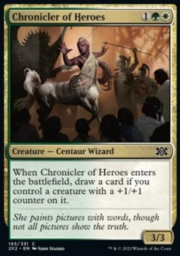 Chronicler of Heroes - Double Masters 2022 (Common) [2X2-193]