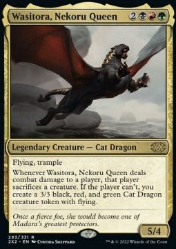 Wasitora, Nekoru Queen - Double Masters 2022 (Rare) [2X2-293]