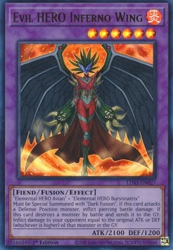 Evil HERO Inferno Wing (V.1 - Ultra Rare) - Legendary Duelists: Season 3 (Ultra Rare) [LDS3-027]