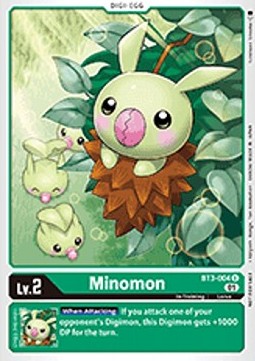 Minomon (BT3-004) - Official Tournament Pack Events (Alternative Art) [OTPE-BT3-004]