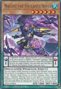 Nazuki the Vaylantz Ninja - Tactical Masters (Rare) [TAMA-003]