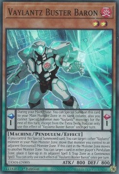 Vaylantz Buster Baron - Tactical Masters (Super Rare) [TAMA-005]