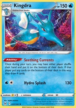Kingdra - Lost Origin (Holo Rare) [LOR-037]