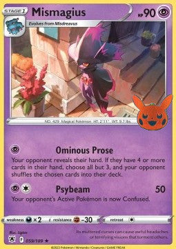 Mismagius - Trick or Trade (Promo) [BOO-ASR 059]